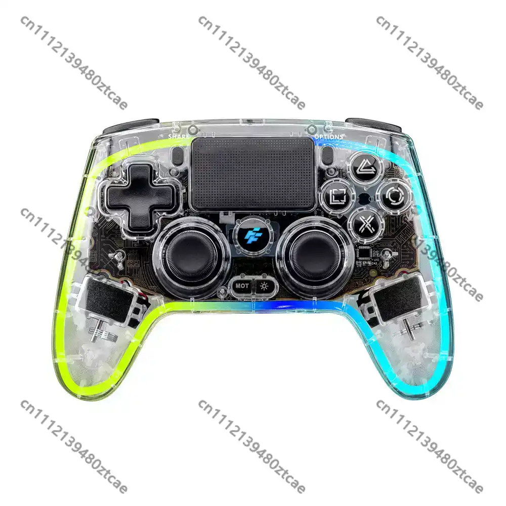 Esports Gaming Hardware - คอนโทรลเลอร์เกมไร้สายแบบโปร่งใส เกมแพดสำหรับเล่นเกม ใช้งานร่วมกับคอนโซลเกมพีซี อุปกรณ์เสริมฮาร์ดแวร์อีสปอร์ต