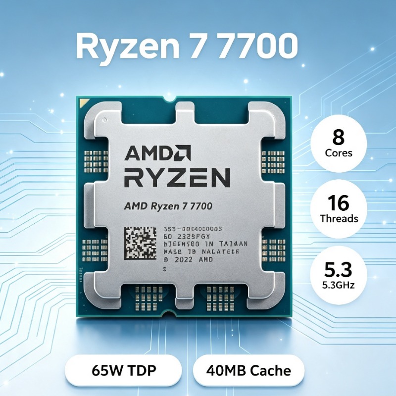 Esports Gaming Pc - ซีพียูสำหรับเดสก์ท็อปเกมมิ่ง AM5 Slot AMD Ryzen 7