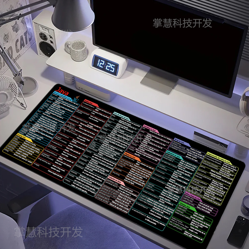 Esports Gaming Desk - สเปน Java Programing Mouse Pad ขนาดใหญ่