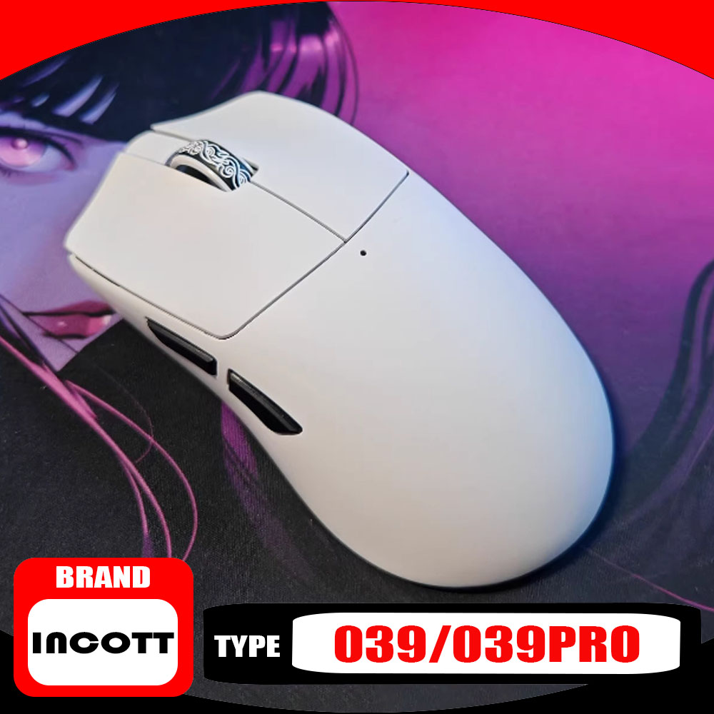 Esports Gaming Events - เมาส์ Incott 039/039Pro แบบสามโหมด PAW3395/PAW3950ES-KING น้ำหนักเบา