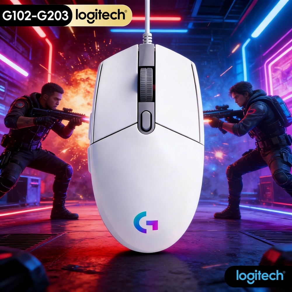 G102 เมาส์ Logitech G203 Prodi - Logitech Mouse G203 บทวิจารณ์และราคา