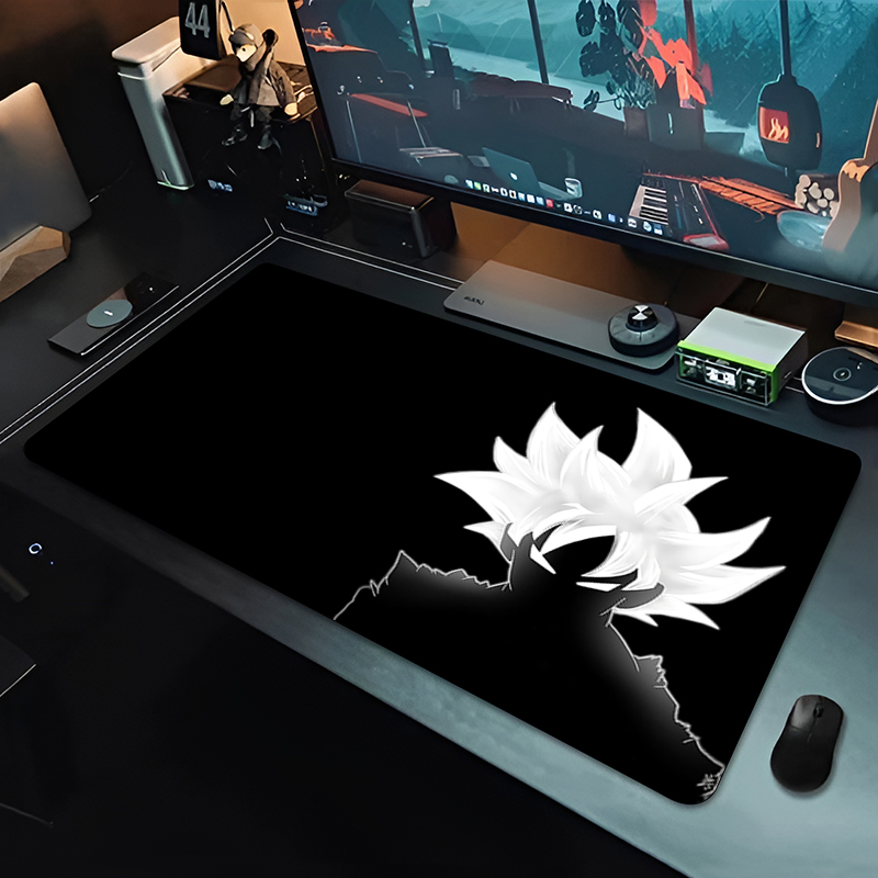 แผ่นรองเมาส์อนิเมะ DBZ สีดำ ลา - Esports Gaming Pc บทวิจารณ์และราคา