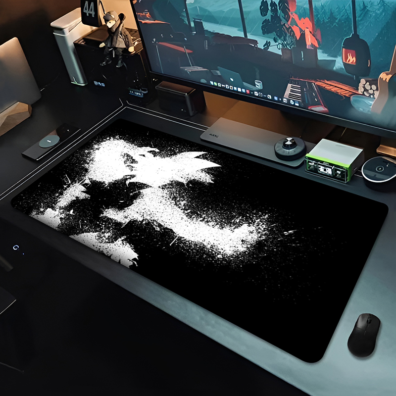 แผ่นรองเมาส์อนิเมะ DBZ สีดำ ลา - Esports Gaming Pc บทวิจารณ์และราคา