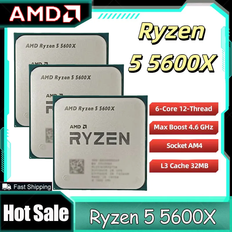 AMD Ryzen 5 5600X AMD R5 5600X - Amd Cpu Ryzen 5 บทวิจารณ์และราคา