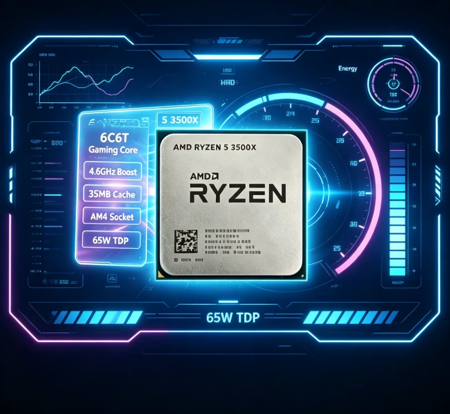AMD Ryzen 5 3500X AM4 ซีพียูเด - Amd Cpu Ryzen 5 บทวิจารณ์และราคา