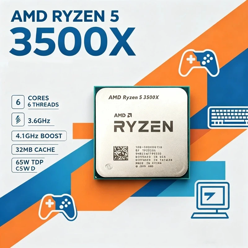 AMD Ryzen 5 3500X AM4 ซีพียูเด - Amd Cpu Ryzen 5 บทวิจารณ์และราคา
