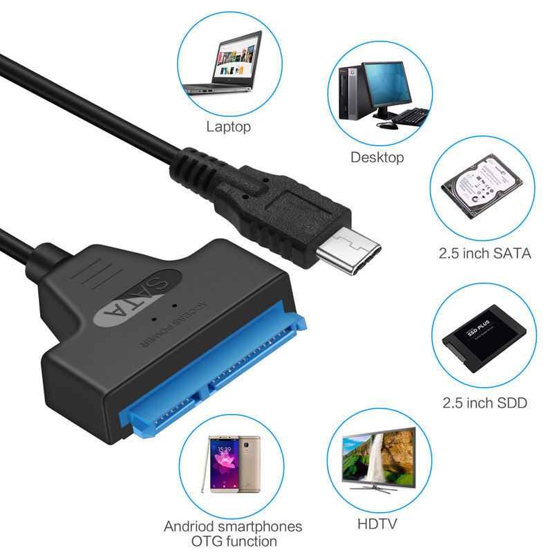 USB 3.1 ประเภท C ถึง SATA III  - Samsung Ssd Evo 870 บทวิจารณ์และราคา