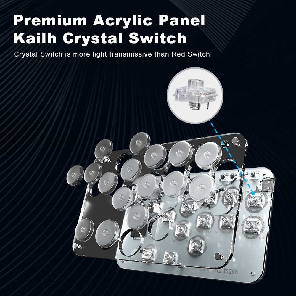 จอยสติ๊ก Haute42 Arcade Hitbox - Controller Analog Stick บทวิจารณ์และราคา