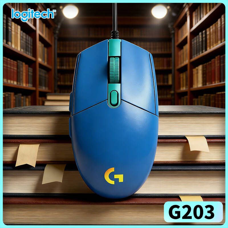 เมาส์เกมมิ่ง Logitech G203 LIG - Logitech Mouse G203 บทวิจารณ์และราคา