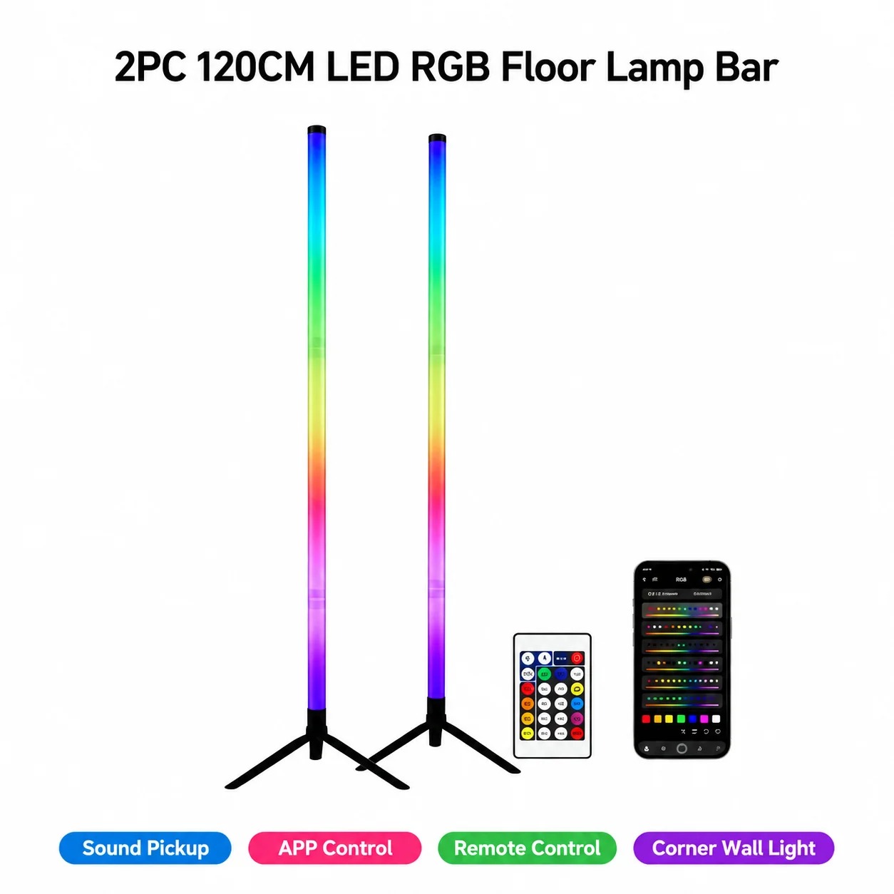 โคมไฟตั้งพื้น RGB ขนาด 120 ซม. - Esports In Gaming บทวิจารณ์และราคา