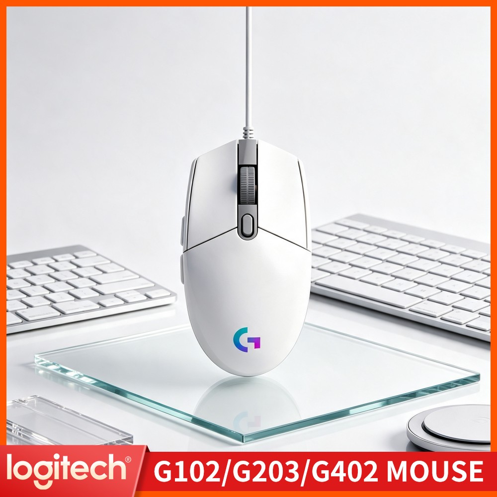 เมาส์เกมมิ่งแบบมีสาย Logitech  - Logitech Mouse G203 บทวิจารณ์และราคา