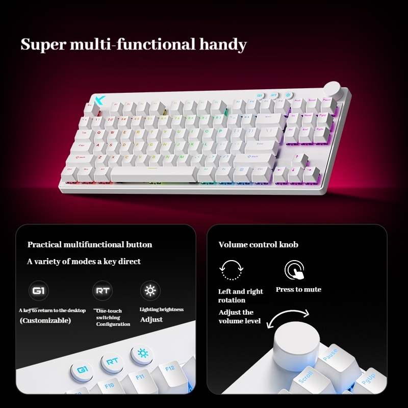 Mchose Mix 87 Magnetic Axis Es - Esports Gaming Events บทวิจารณ์และราคา