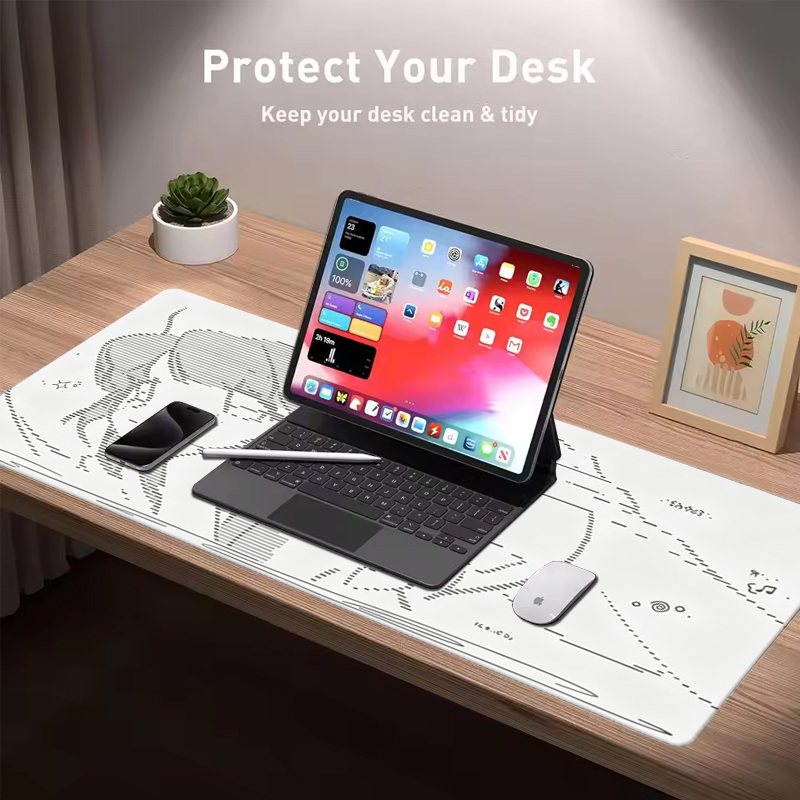 แผ่นรองเมาส์หนังลายการ์ตูนอนิเ - Esports Gaming Desk บทวิจารณ์และราคา
