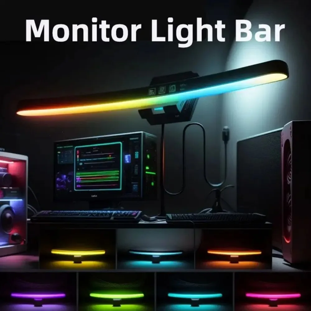 ไฟบาร์สำหรับจอคอมพิวเตอร์ RGB  - Esports Gaming Desk บทวิจารณ์และราคา